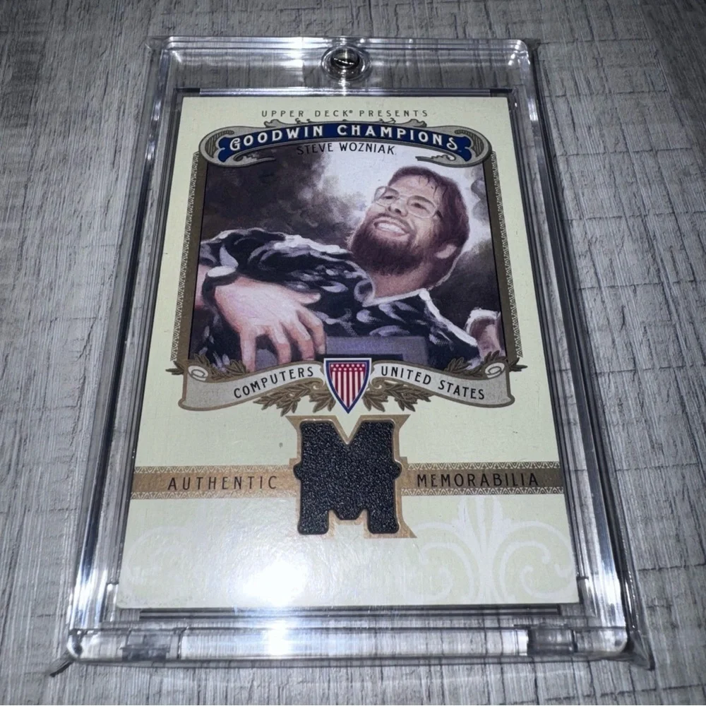2012 Upper Deck Goodwin Champions Steve Wozniak Authentic Memorabilia DT63C